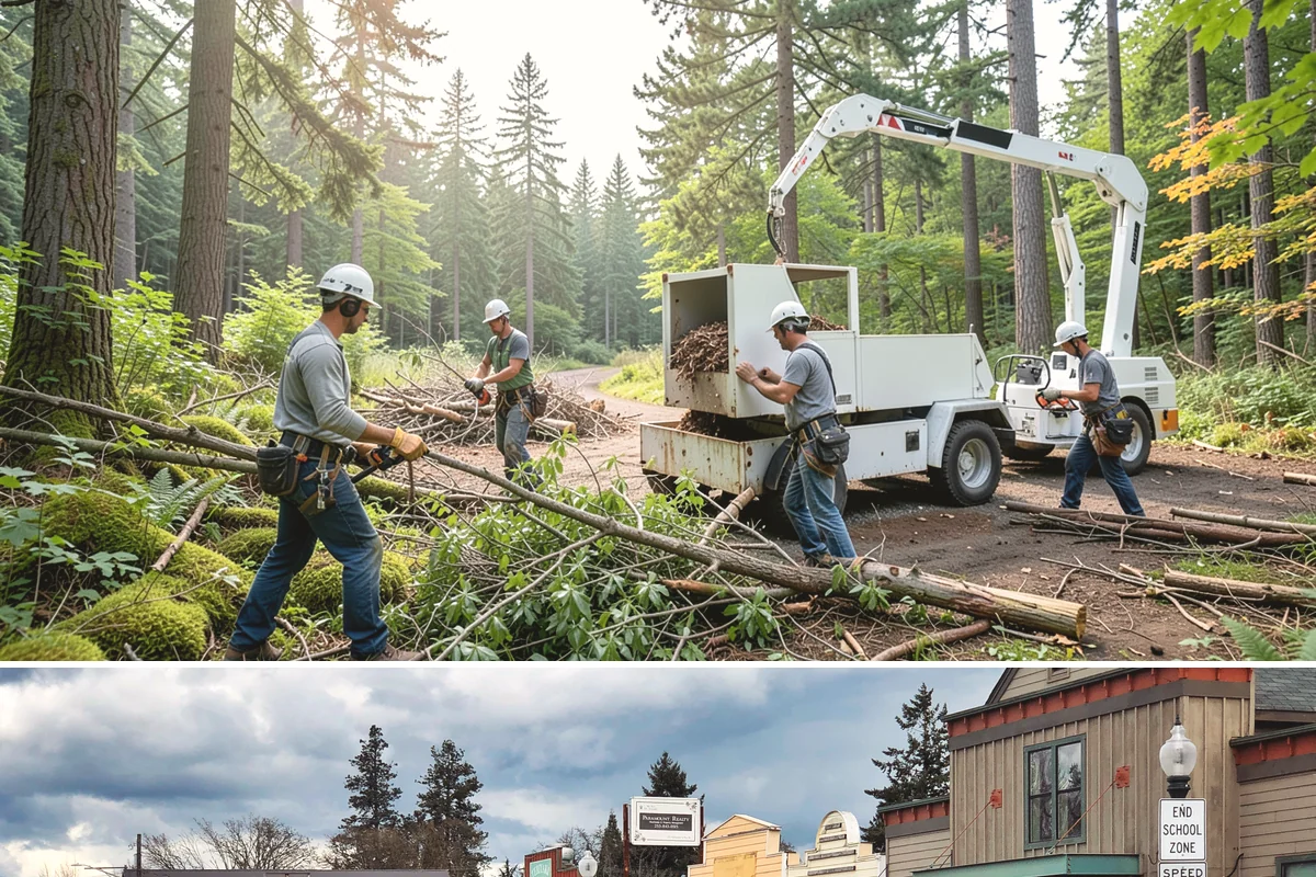 Storm-damaged tree removal in Roy, Pierce County, WA - This service is performed after severe weather events such as high winds, snow, ice, or lightning occur throughout the year in...