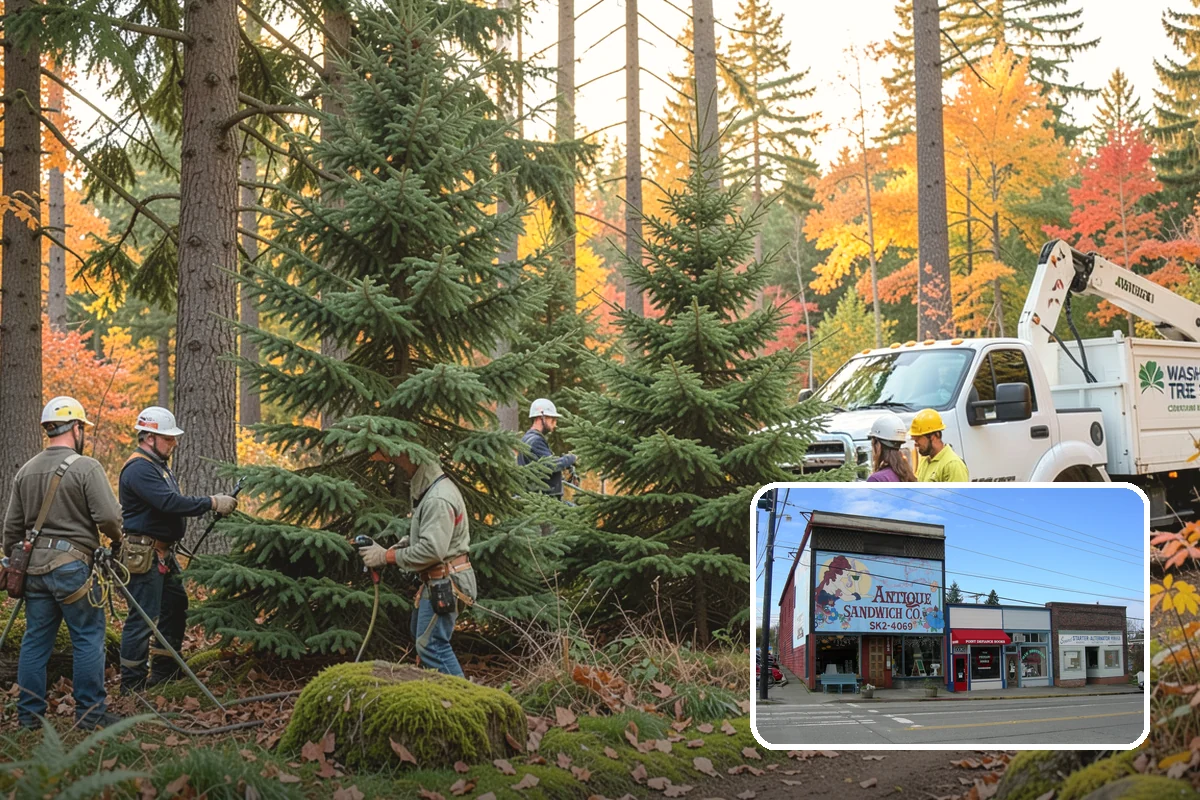 Storm-damaged tree removal in Ruston, Pierce County, WA - Removes safety hazards and reduces liability