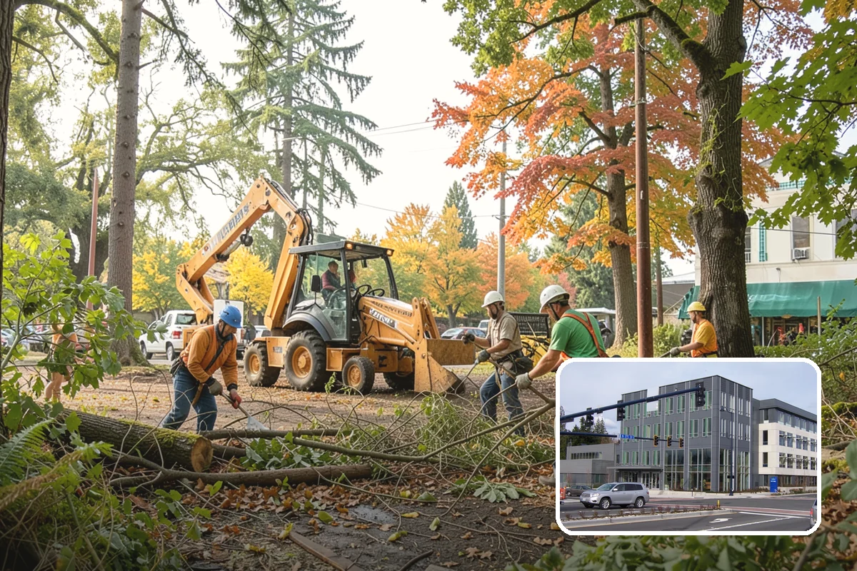 Storm-damaged tree removal in Shoreline, King County, WA - Removes safety hazards and reduces liability