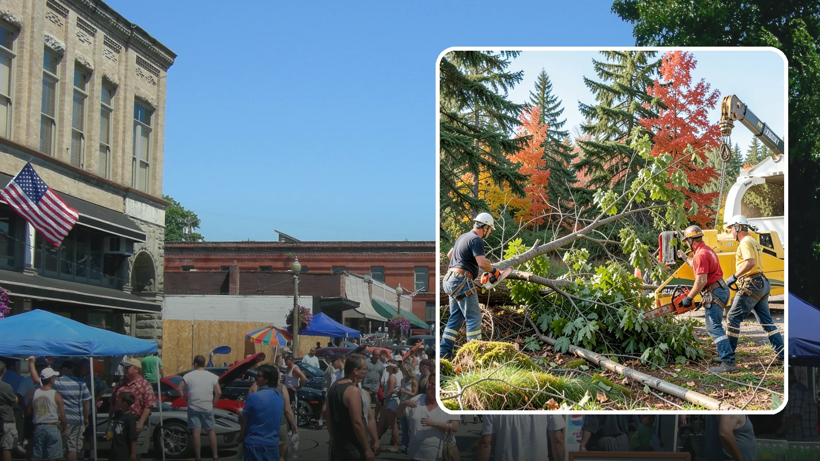 Storm-damaged tree removal in Snohomish, Snohomish County, WA - The removal of trees damaged by high winds, snow, ice, or lightning.