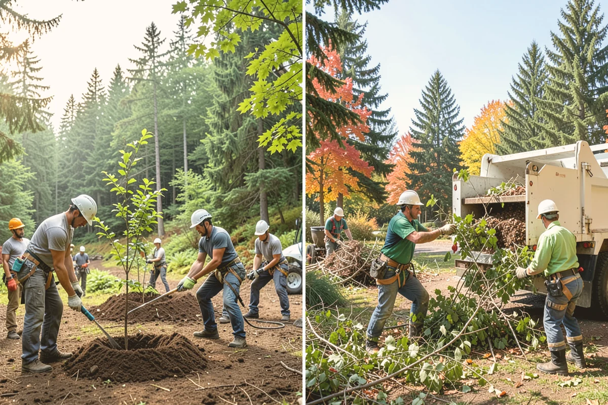 Storm-damaged tree removal in Snohomish, Snohomish County, WA - On-site assessment and hazard evaluation
