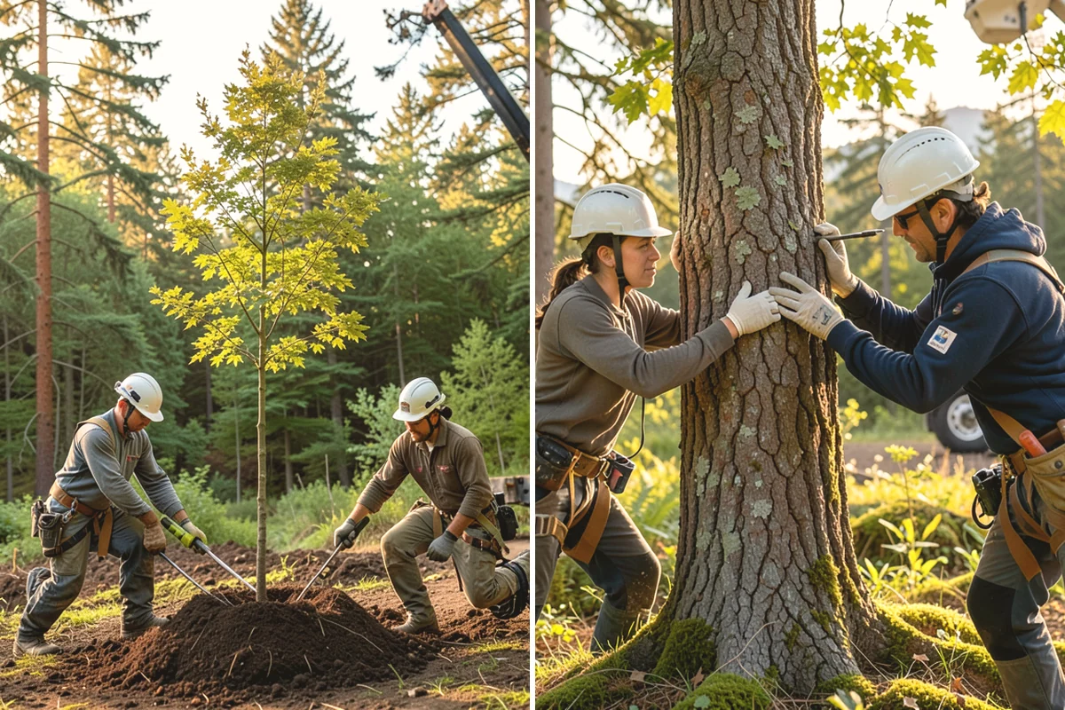 Storm-damaged tree removal in University Place, Pierce County, WA - On-site assessment and hazard evaluation
