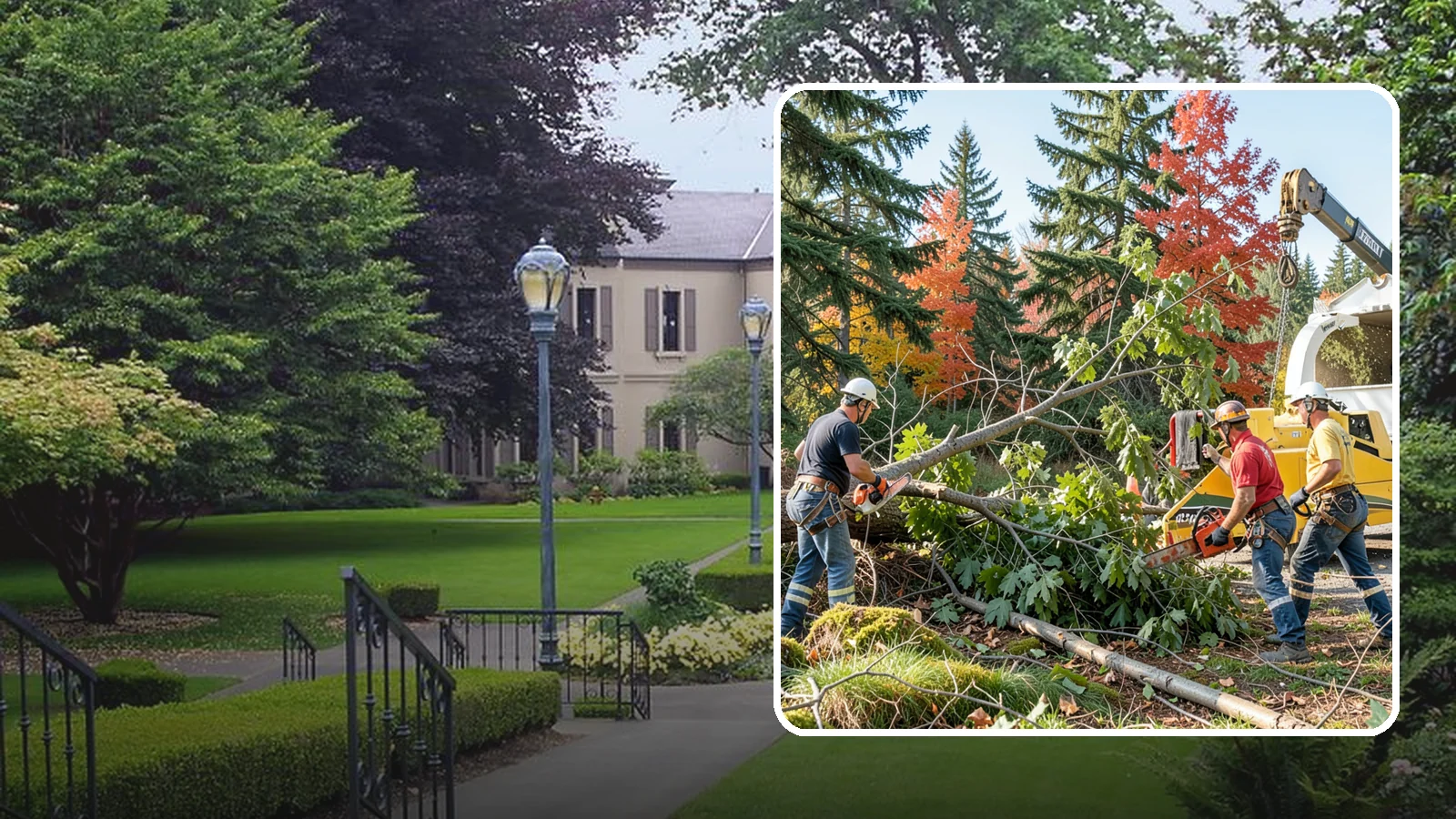 Storm-damaged tree removal in Woodinville, King County, WA - The removal of trees damaged by high winds, snow, ice, or lightning.