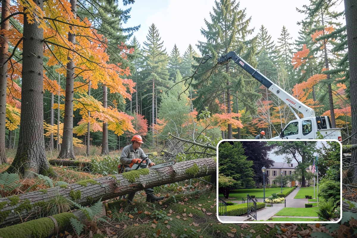 Storm-damaged tree removal in Woodinville, King County, WA - Removes safety hazards and reduces liability
