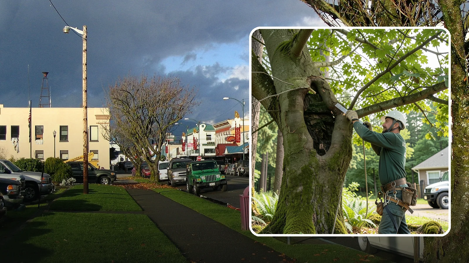 Structural pruning in Arlington, Snohomish County, WA - Pruning that develops or corrects a tree's branch architecture.