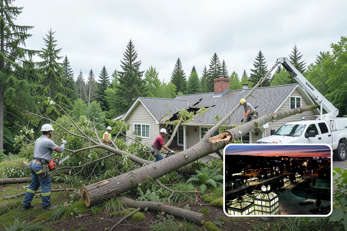 Structural pruning in Auburn, King County, WA - Improves tree structure, health, and appearance