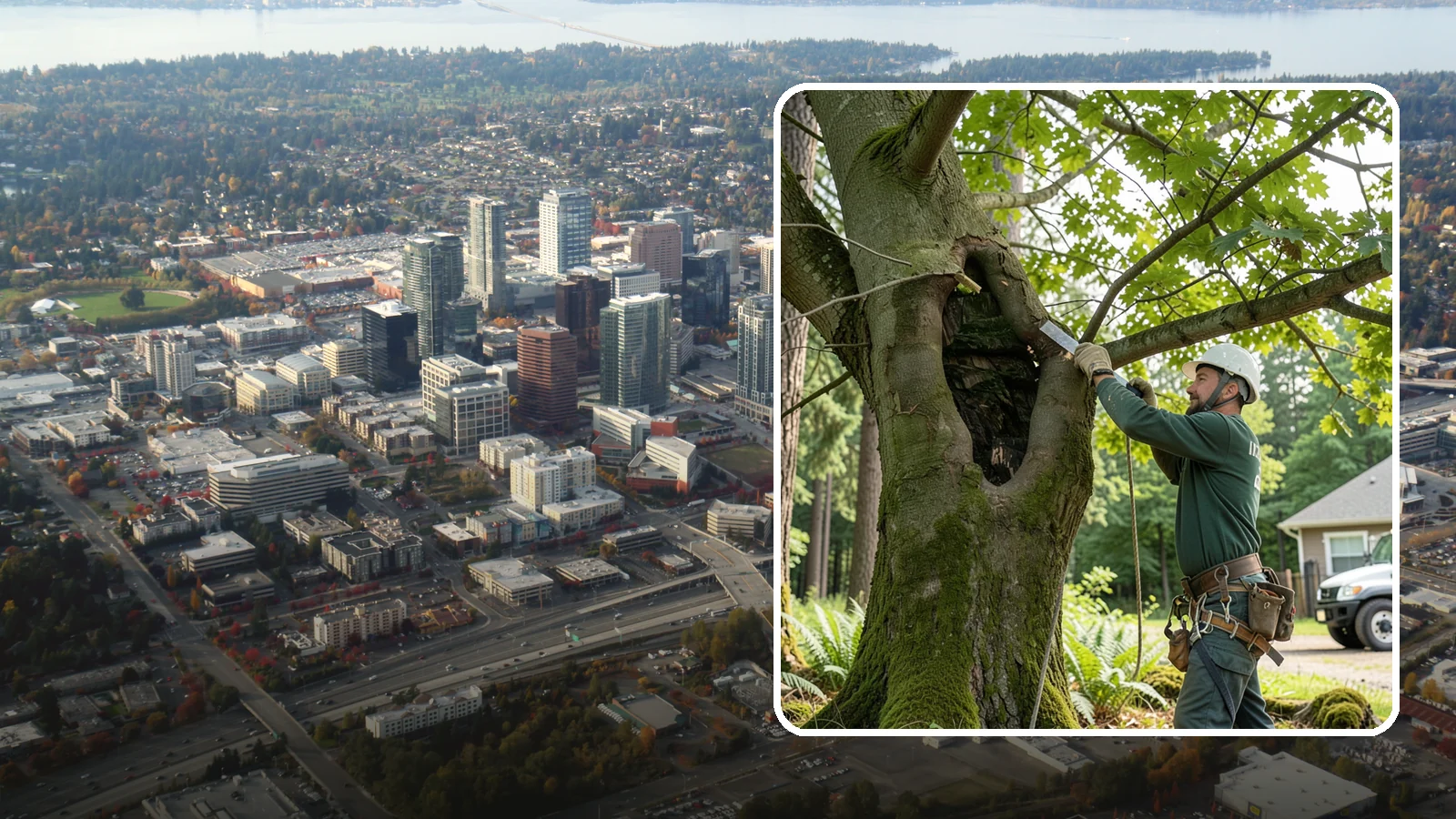 Structural pruning in Bellevue, King County, WA - Pruning that develops or corrects a tree's branch architecture.