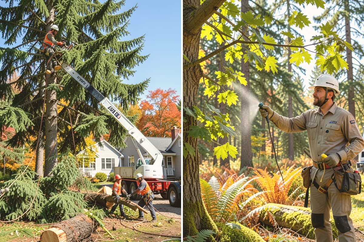 Structural pruning in Brier, Snohomish County, WA - Assess canopy condition and pruning objectives