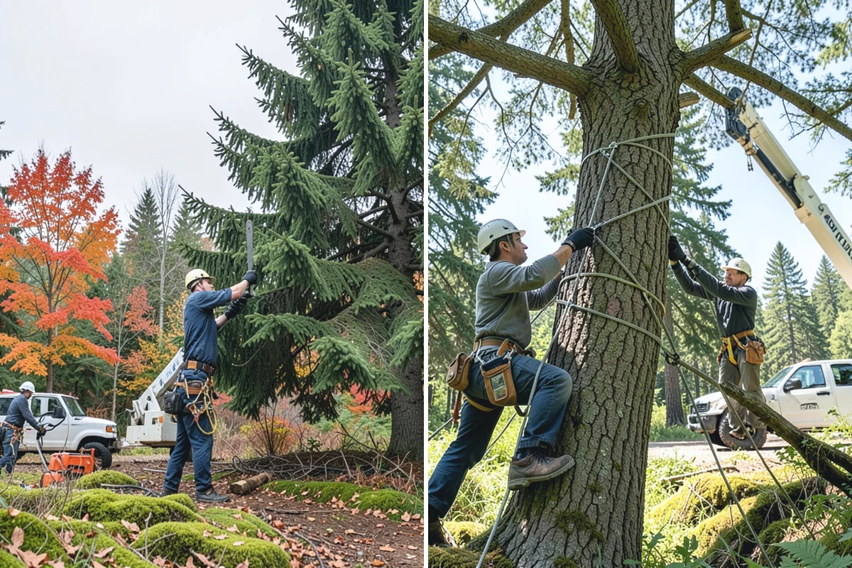 Structural pruning in Buckley, Pierce County, WA - Assess canopy condition and pruning objectives