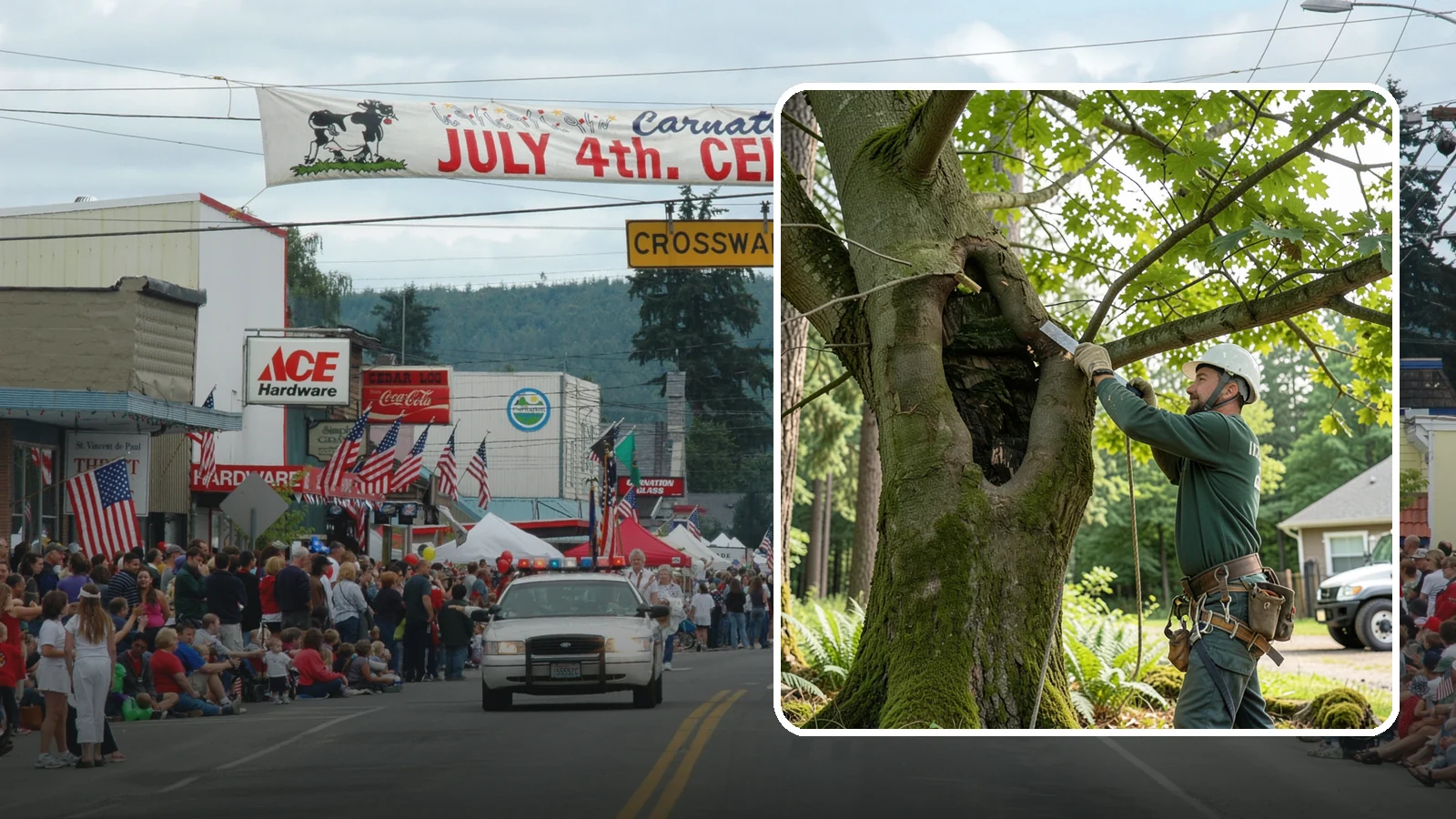 Structural pruning in Carnation, King County, WA - Pruning that develops or corrects a tree's branch architecture.