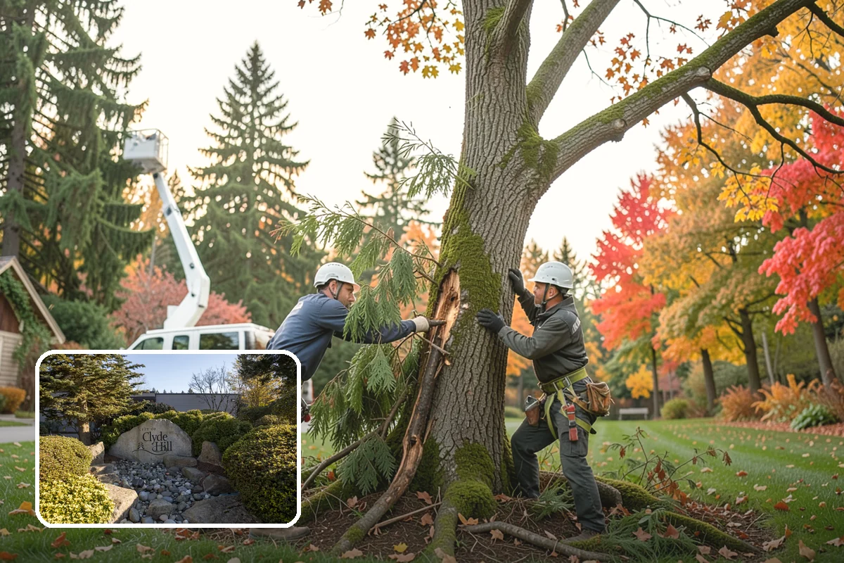 Structural pruning in Clyde Hill, King County, WA - Improves tree structure, health, and appearance