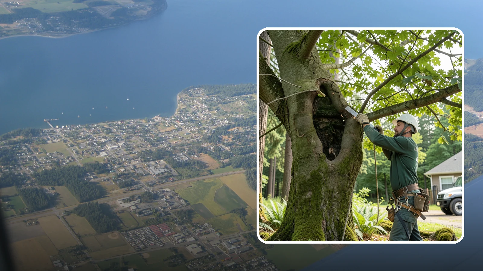 Structural pruning in Coupeville, Island County, WA - Pruning that develops or corrects a tree's branch architecture.