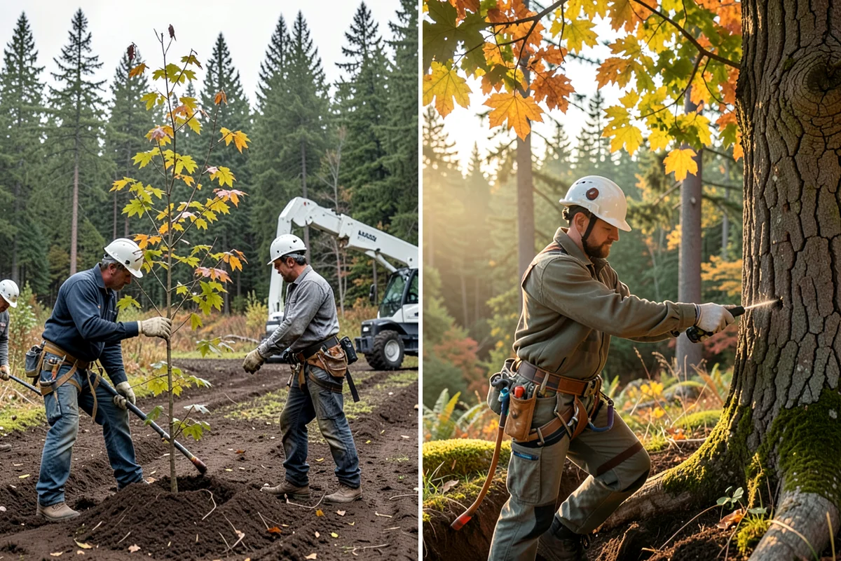 Structural pruning in DuPont, Pierce County, WA - Assess canopy condition and pruning objectives