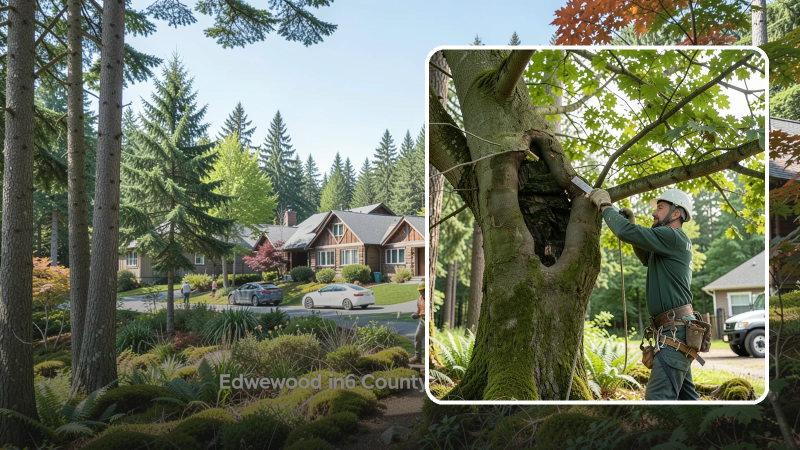 Structural pruning in Edgewood, Pierce County, WA - Pruning that develops or corrects a tree's branch architecture.