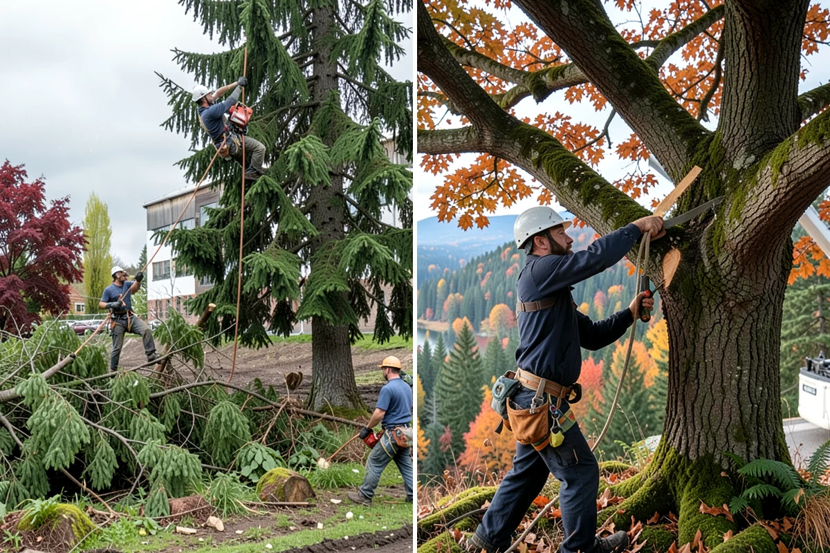 Structural pruning in Enumclaw, King County, WA - Assess canopy condition and pruning objectives