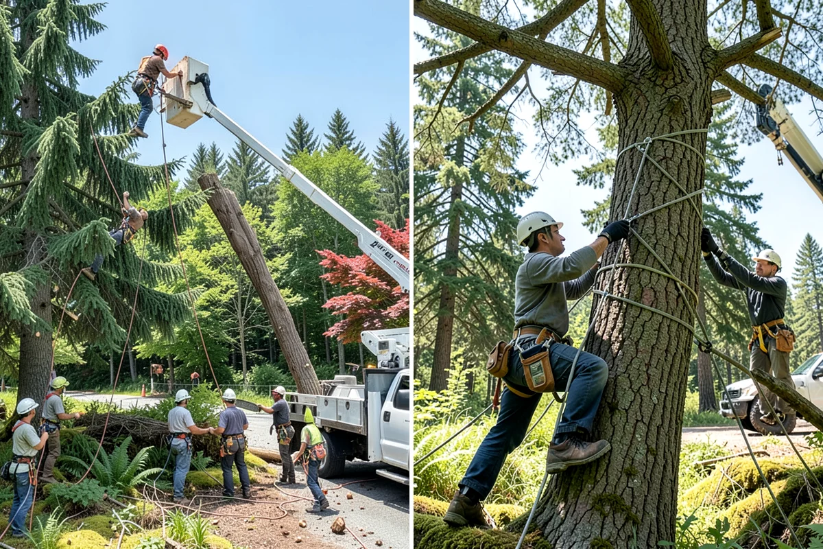 Structural pruning in Federal Way, King County, WA - Assess canopy condition and pruning objectives