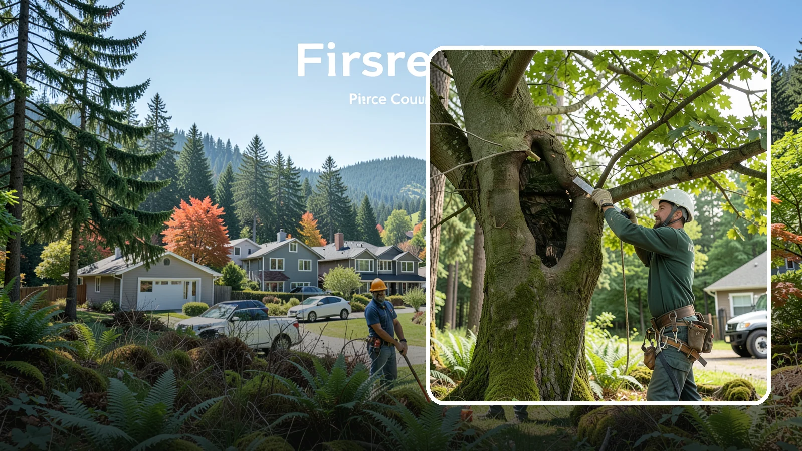 Structural pruning in Fircrest, Pierce County, WA - Pruning that develops or corrects a tree's branch architecture.
