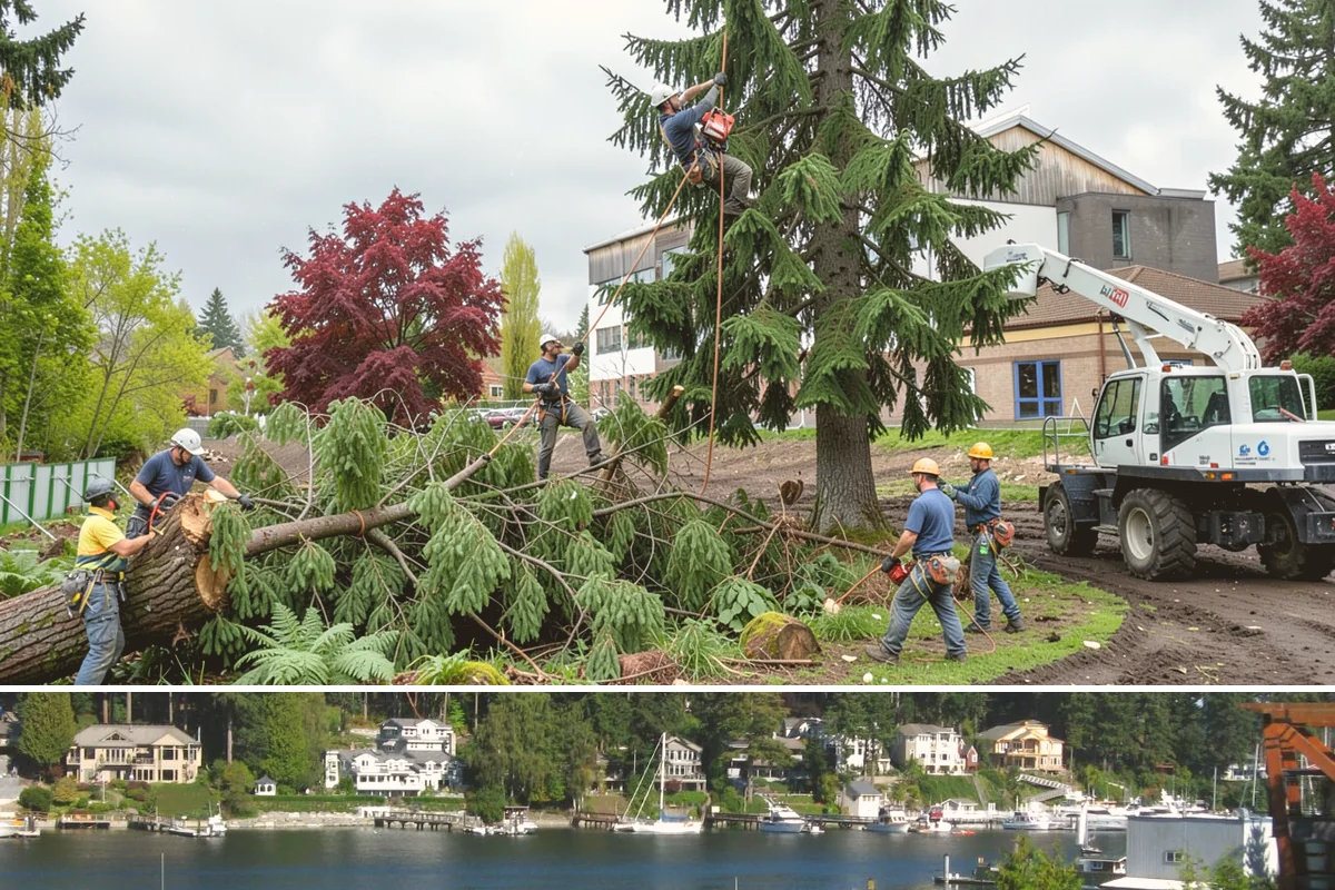 Structural pruning in Gig Harbor, Pierce County, WA - In the Puget Sound climate, structural pruning should be timed according to species-specific sensitivities to avoid stress on...