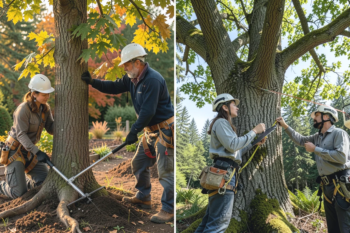 Structural pruning in Gold Bar, Snohomish County, WA - Assess canopy condition and pruning objectives