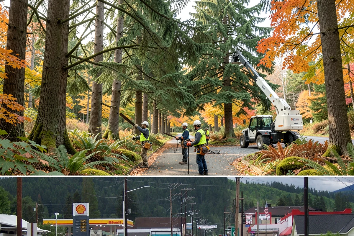 Structural pruning in Granite Falls, Snohomish County, WA - In the Puget Sound climate, structural pruning should be timed according to species-specific sensitivities to avoid stress on...