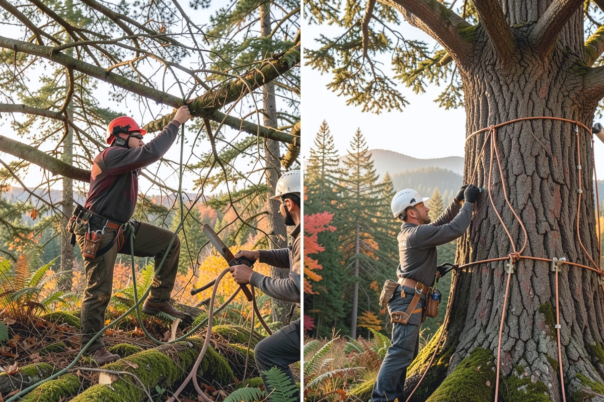 Structural pruning in Hamilton, Skagit County, WA - Assess canopy condition and pruning objectives