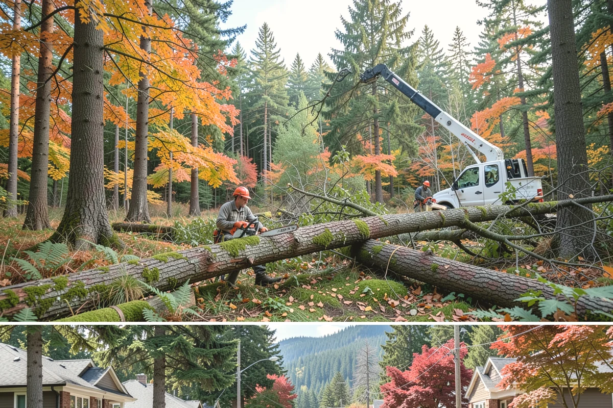 Structural pruning in Hunts Point, King County, WA - In the Puget Sound climate, structural pruning should be timed according to species-specific sensitivities to avoid stress on...