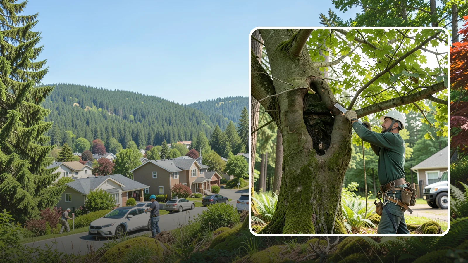 Structural pruning in Index, Snohomish County, WA - Pruning that develops or corrects a tree's branch architecture.