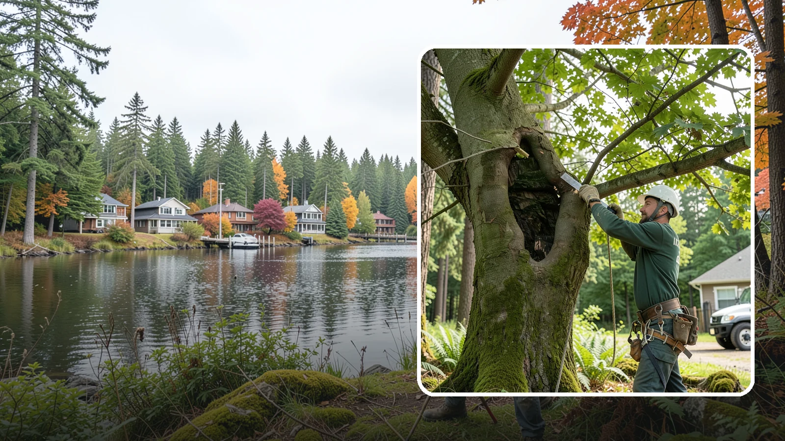 Structural pruning in La Conner, Skagit County, WA - Pruning that develops or corrects a tree's branch architecture.