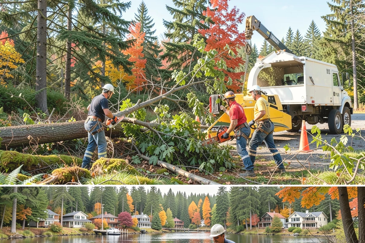Structural pruning in La Conner, Skagit County, WA - In the Puget Sound climate, structural pruning should be timed according to species-specific sensitivities to avoid stress on...