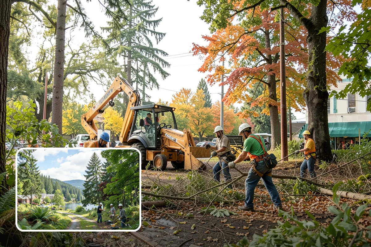 Structural pruning in Lake Forest Park, King County, WA - Improves tree structure, health, and appearance