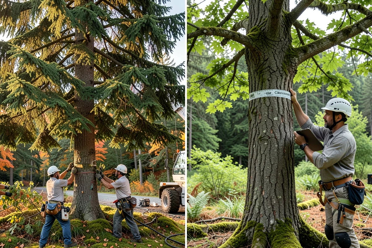 Structural pruning in Lake Forest Park, King County, WA - Assess canopy condition and pruning objectives