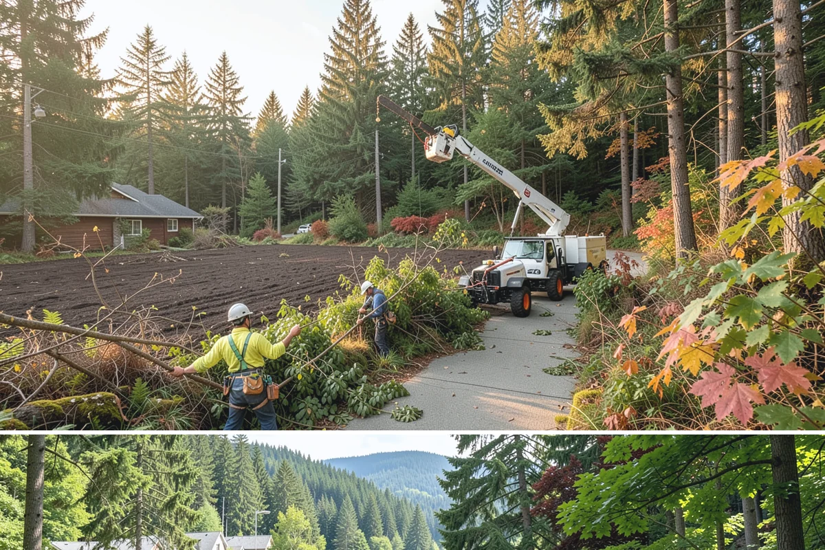 Structural pruning in Lake Forest Park, King County, WA - In the Puget Sound climate, structural pruning should be timed according to species-specific sensitivities to avoid stress on...