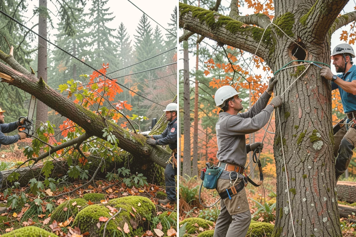 Structural pruning in Langley, Island County, WA - Assess canopy condition and pruning objectives