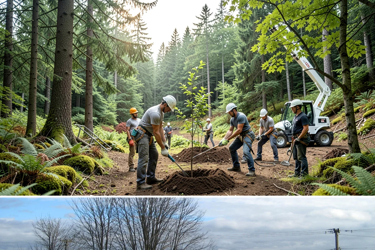 Structural pruning in Langley, Island County, WA - In the Puget Sound climate, structural pruning should be timed according to species-specific sensitivities to avoid stress on...