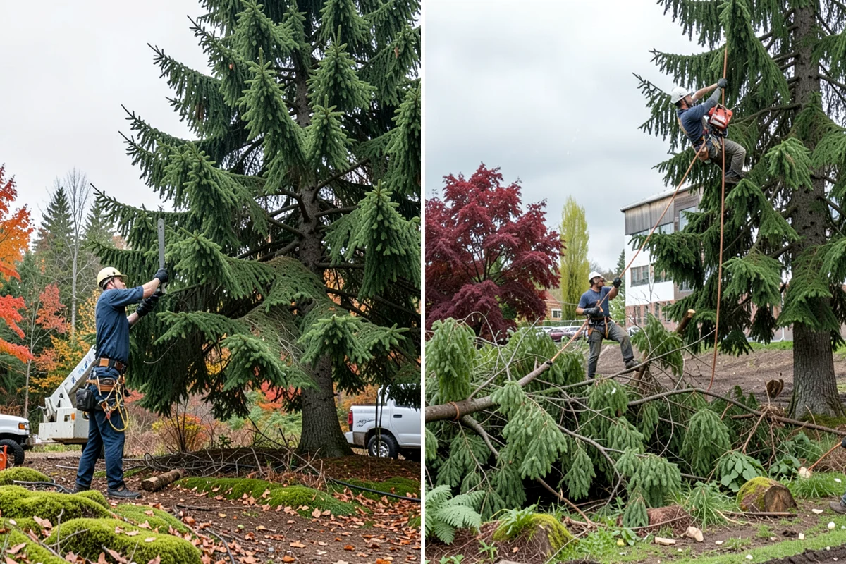 Structural pruning in Lyman, Skagit County, WA - Assess canopy condition and pruning objectives