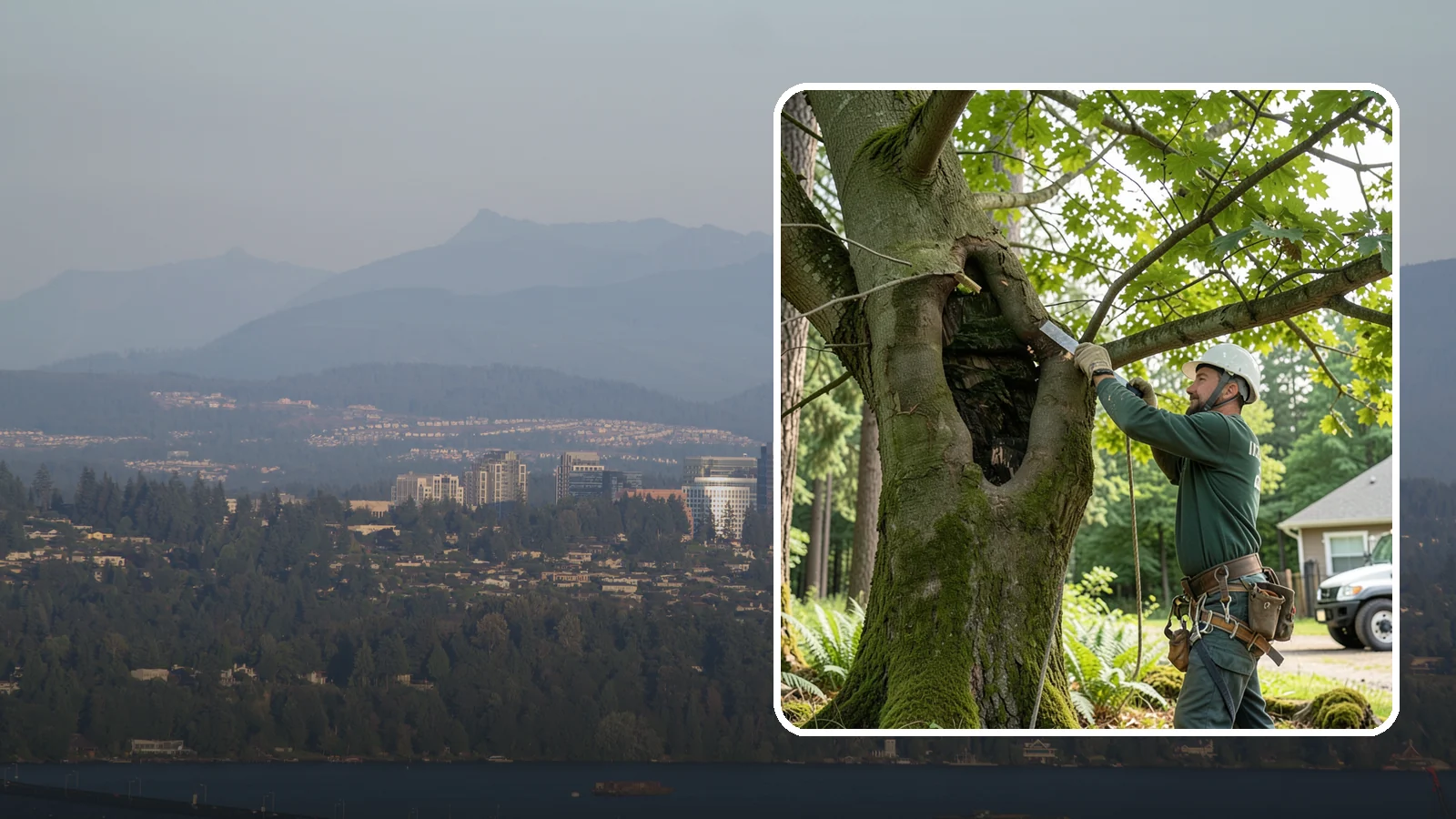Structural pruning in Medina, King County, WA - Pruning that develops or corrects a tree's branch architecture.