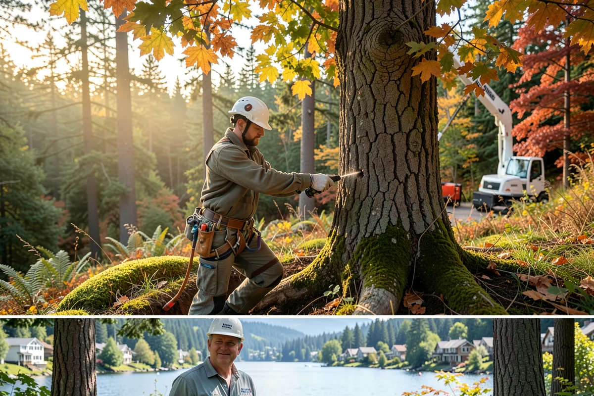 Structural pruning in Milton, King County, WA - In the Puget Sound climate, structural pruning should be timed according to species-specific sensitivities to avoid stress on...