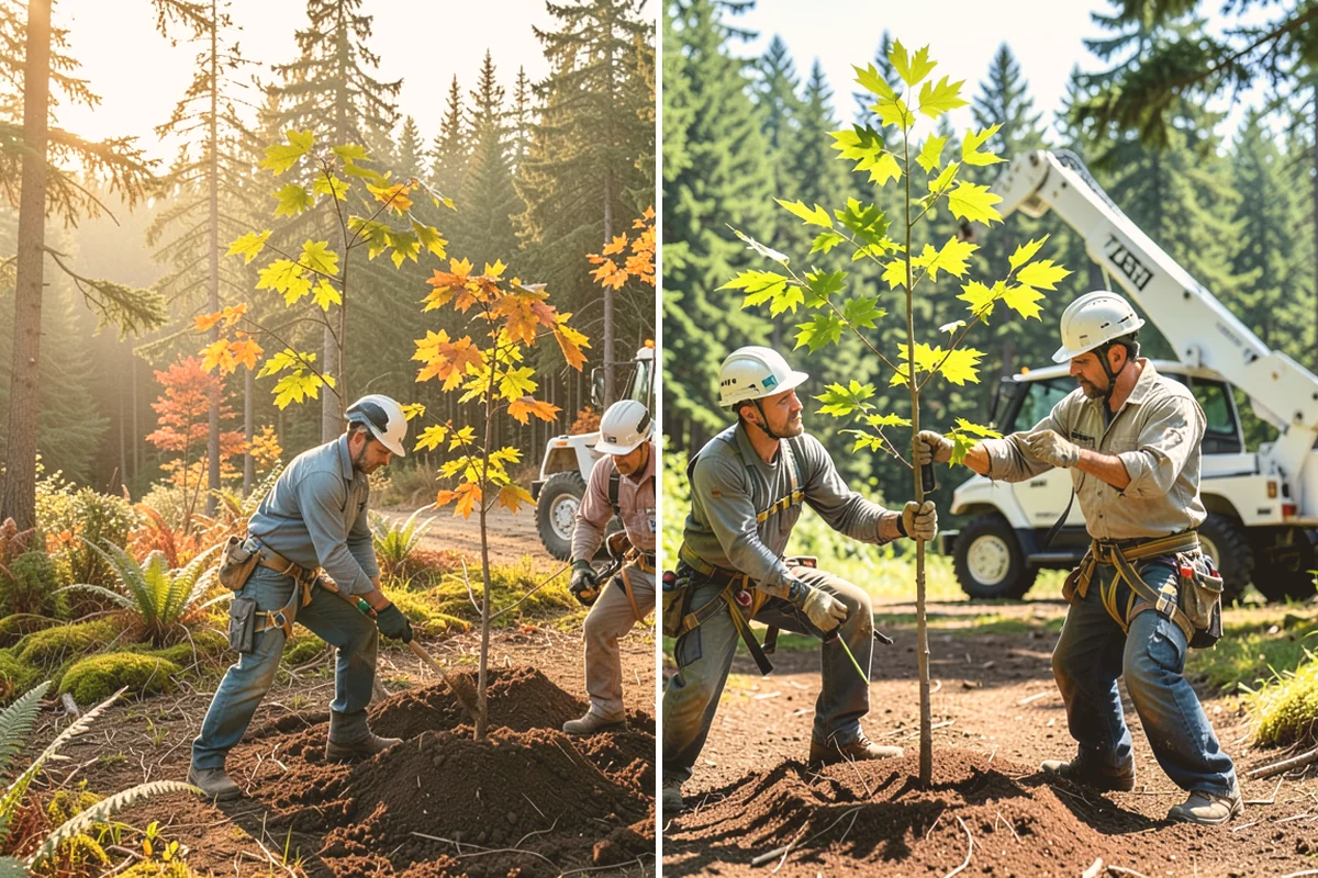 Structural pruning in Mount Vernon, Skagit County, WA - Assess canopy condition and pruning objectives