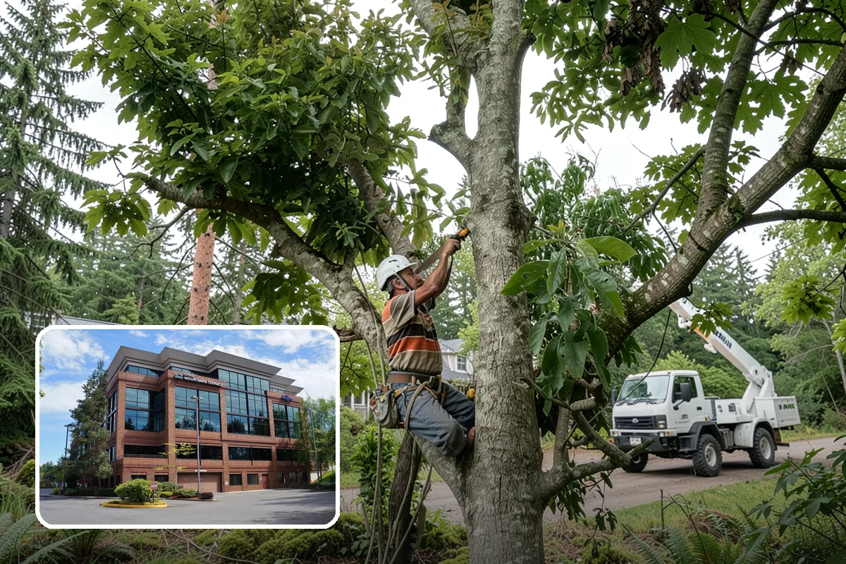 Structural pruning in Mountlake Terrace, Snohomish County, WA - Improves tree structure, health, and appearance