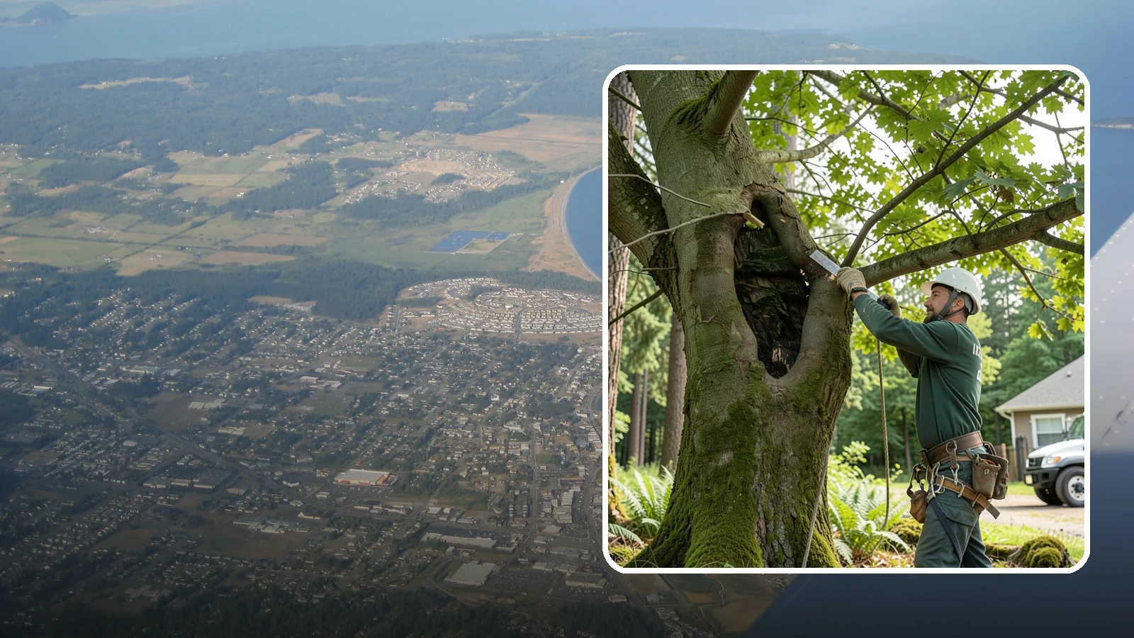 Structural pruning in Oak Harbor, Island County, WA - Pruning that develops or corrects a tree's branch architecture.