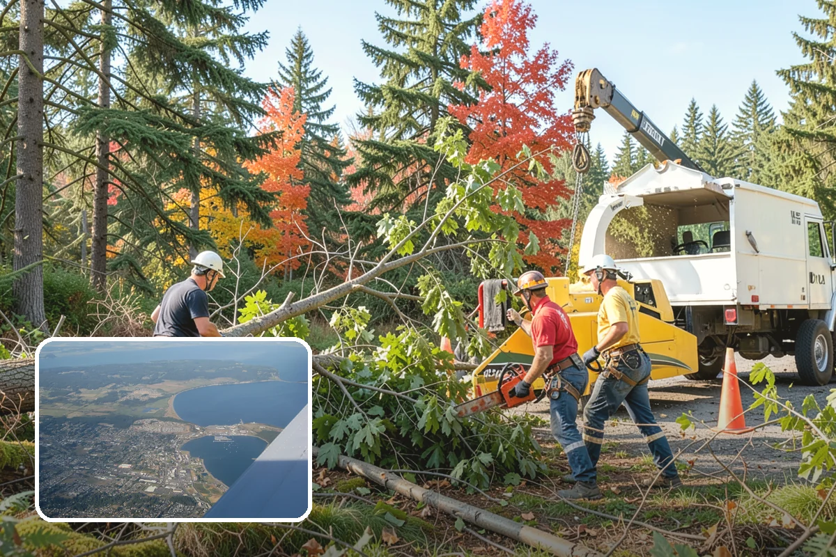 Structural pruning in Oak Harbor, Island County, WA - Improves tree structure, health, and appearance
