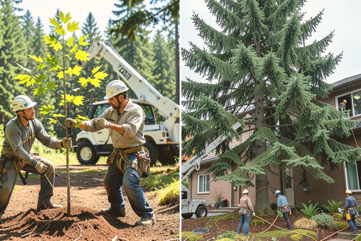 Structural pruning in Orting, Pierce County, WA - Assess canopy condition and pruning objectives