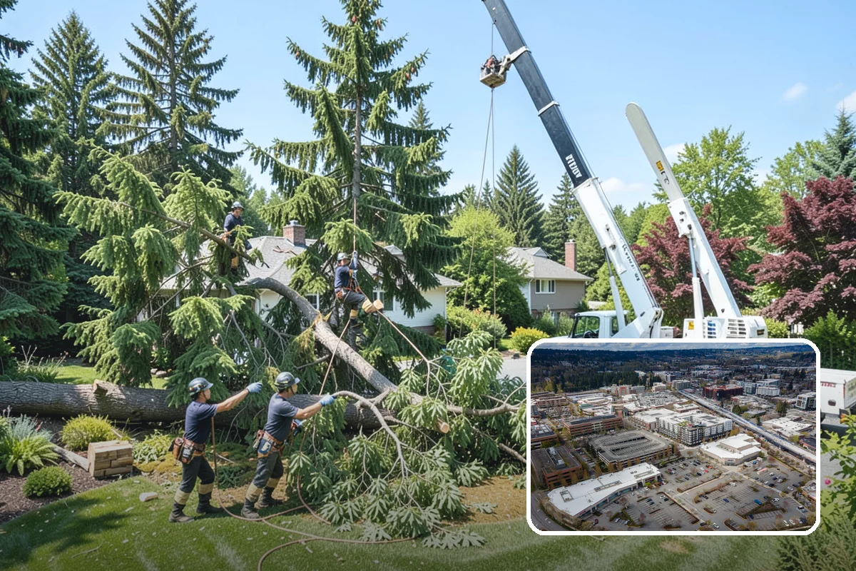 Structural pruning in Redmond, King County, WA - Improves tree structure, health, and appearance