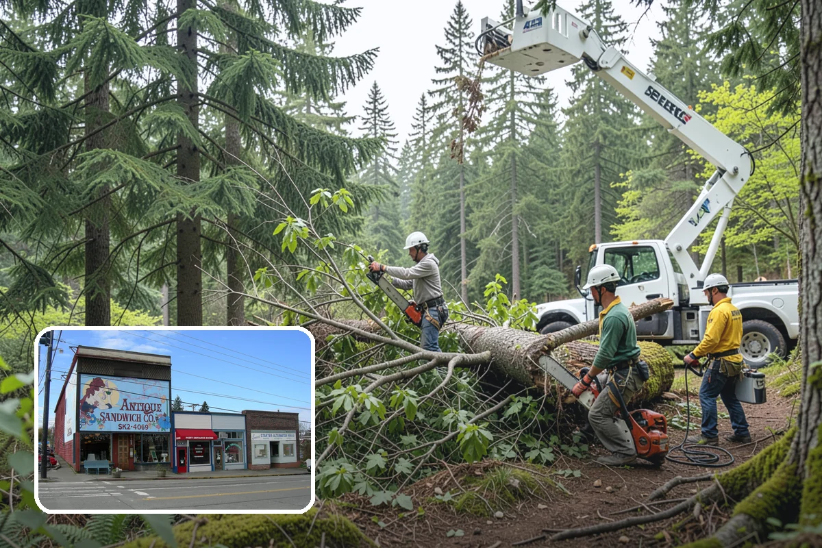 Structural pruning in Ruston, Pierce County, WA - Improves tree structure, health, and appearance