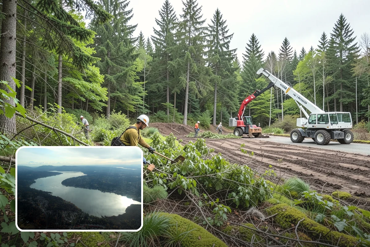 Structural pruning in Sammamish, King County, WA - Improves tree structure, health, and appearance
