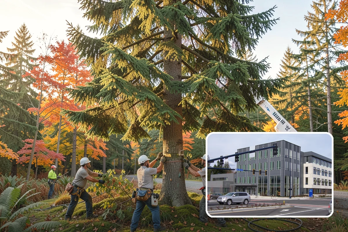 Structural pruning in Shoreline, King County, WA - Improves tree structure, health, and appearance