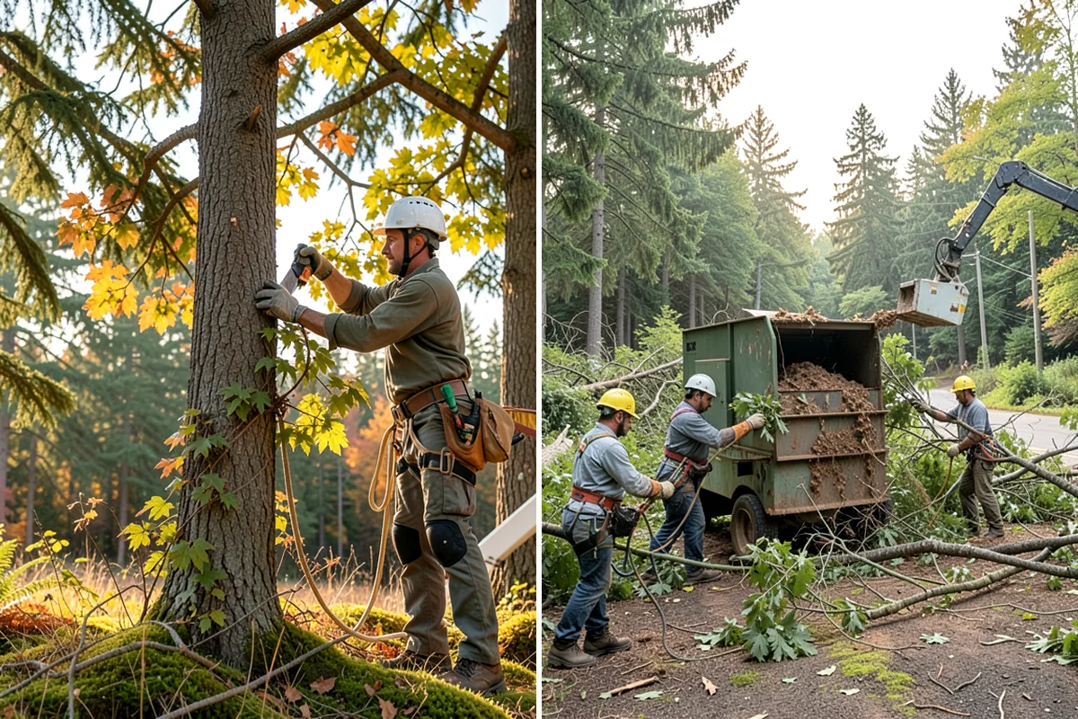 Structural pruning in Shoreline, King County, WA - Assess canopy condition and pruning objectives