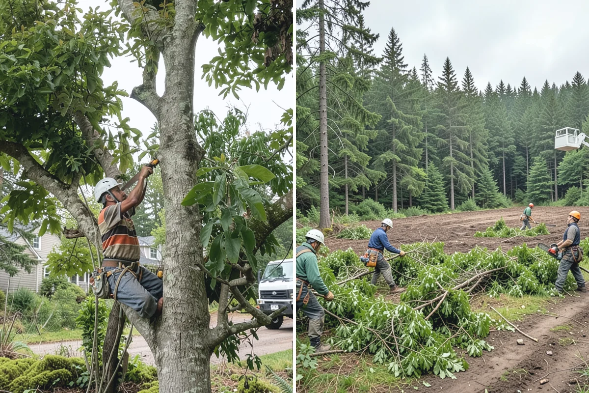 Structural pruning in South Prairie, Pierce County, WA - Assess canopy condition and pruning objectives
