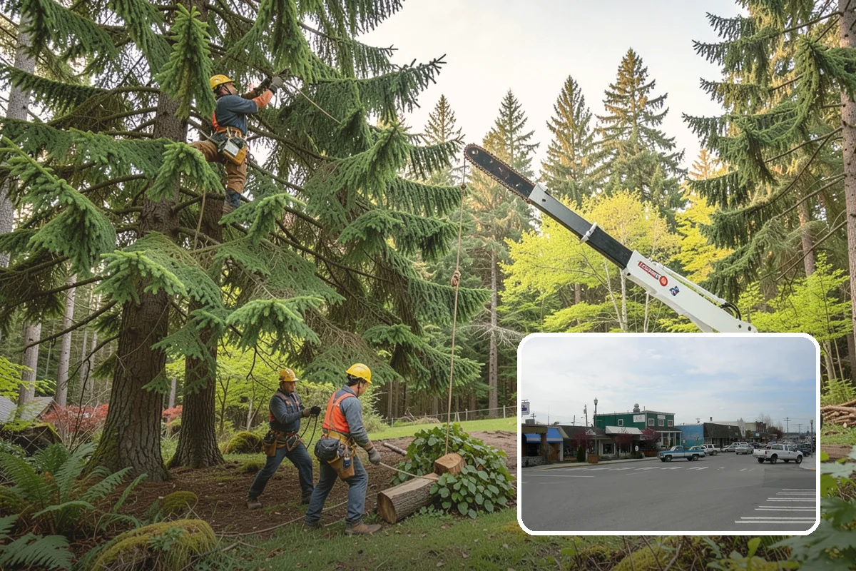Structural pruning in Stanwood, Snohomish County, WA - Improves tree structure, health, and appearance