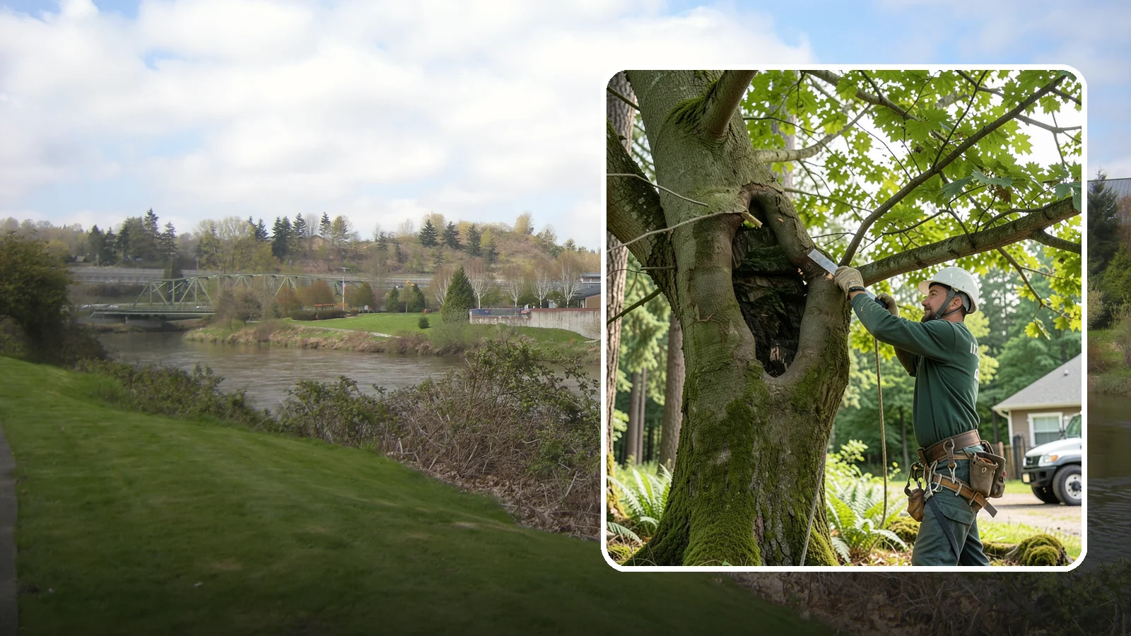 Structural pruning in Tukwila, King County, WA - Pruning that develops or corrects a tree's branch architecture.